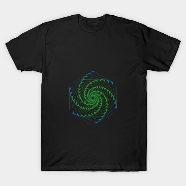 Sacred Geometry - Trippy Pattern T-Shirt by Cosmic Status